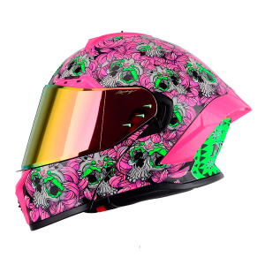 Outlet Casco NOSS Calavera Rosa