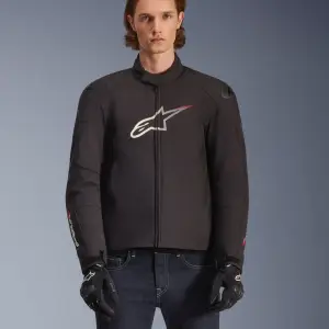 CHAMARRA ALPINESTARS SMX WATERPROOF NGO/BCO