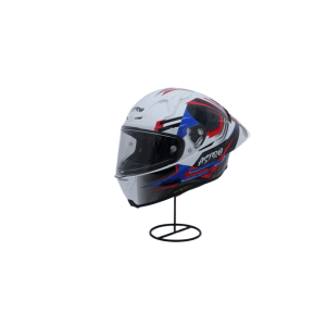 CASCO ASTRO PISTA AZUL, BLANCO. ROJO