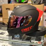 CASCO INTEGRAL SHAFT SH-502 Solid Red 2024 con Spoiler