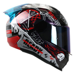 CASCO SHAFT SH-560 EVO CRAFT AZUL ROJO IRIDIUM