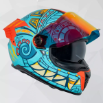 Casco Axxis Hawk ¡ay Güey! TLALOC + Pinlock Ece2206