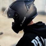 CASCO LS2 RAPID II NEGRO MATE