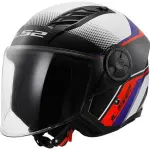 CASCO LS2 AIRFLOW II RUSH ROJ/BCO/AZUL