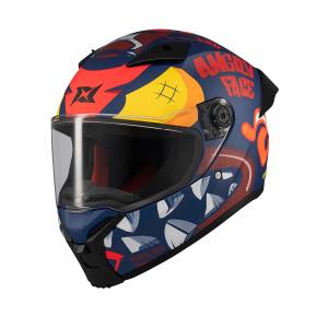 Casco axxis fenix red