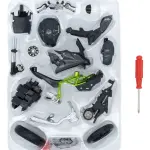 Maisto Assembly Line Kawasaki Ninja H2r A Escala 1:12