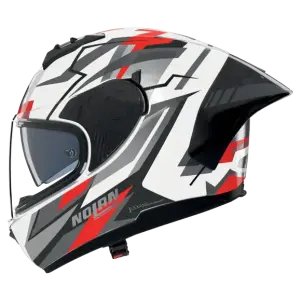 CASCO NOLAN N60-6 SPORT CORSA BCO/NGO/RJO