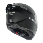 OUTLET CASCO LS2 FF802 FLASH II NEGRO MATTE CON INTERCOMUNICADOR