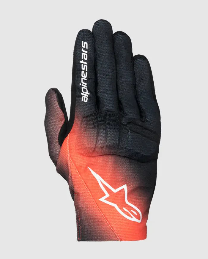 Guantes Alpinestars V2 Reef Cortos Para Hombre NGO ROJO BCO