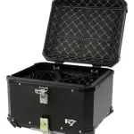 Caja Para Moto Trasero R7 Racing Aluminio Negro