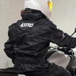 IMPERMEABLE ASTRO FULL BLACK 1 PIEZA