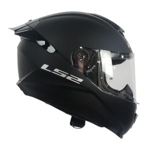 OUTLET CASCO LS2 FF802 FLASH II NEGRO MATTE CON INTERCOMUNICADOR