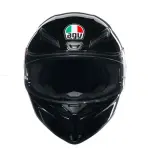 CASCO AGV K1S NEGRO BRILLOSO