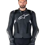 CHAMARRA DE PIEL MISSILE V3 AIRFLOW NGO/BCO