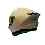 CASCO ASTRO ALFA S FIBRA DE VIDRIO BCO NARANJA