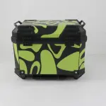Baul Astro Para Motocicleta 45 Lts Negro Fluo
