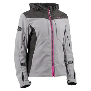 CHAMARRA JOE ROCKET ALTITUDE GRIS/ROSA PARA DAMA
