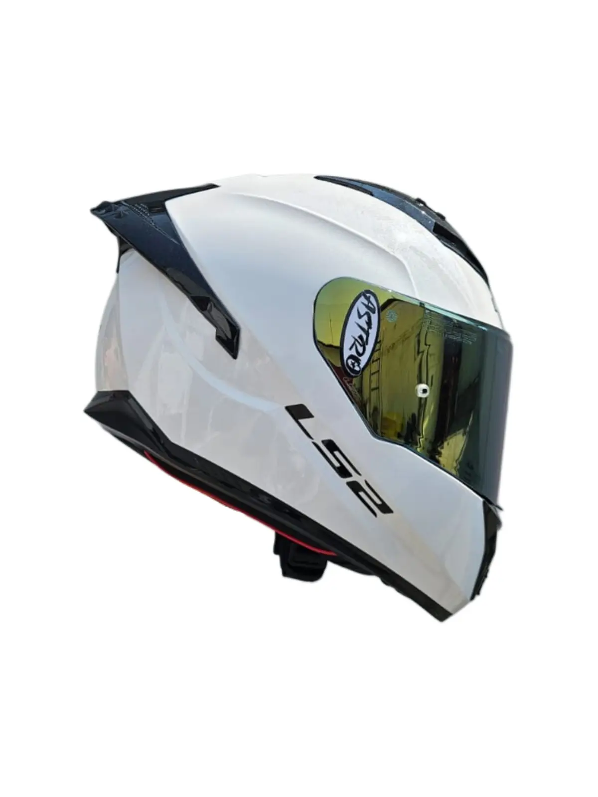 CASCO FUSION LS2 FF806 CON LED E INTERCOM BLANCO