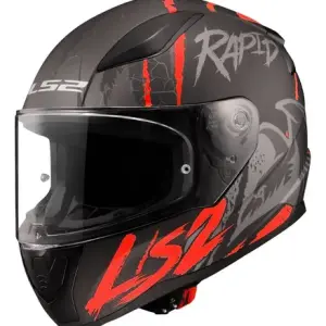 OUTLET CASCO LS2 INTEGRAL RAPID II RAVEN
