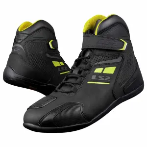 Botas Para Moto Ls2 Garra Negro Fluo Certificadas Para Hombre