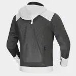 LS2 Chaqueta con capucha Bolton Blanco con negro