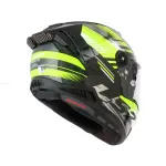 Casco Deportivo Ls2 Thunder Volt Amarillo/gris 100% Carbono