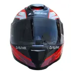 CASCO FLASH NGO/BCO/ROJO SIN INTER