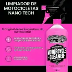 Muc-Off 664US Nano-Tech Limpiador de Motocicleta 1 L, Biodegradable, Seguro en Todas Las Superficies, Rosa