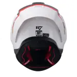 CASCO R7 STRYKER NEGRO BLANCO ROJO