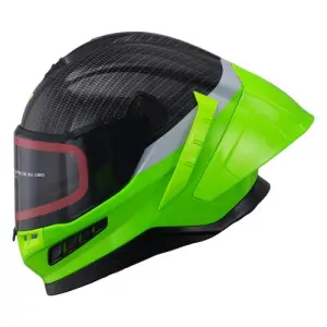 CASCO R7 STRYKER NEGRO VERDE FLUO