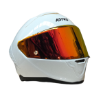 CASCO ASTRO ALFA S FIBRA DE VIDRIO BCO NARANJA