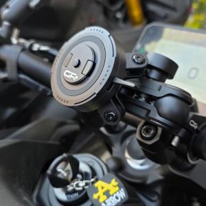 SOPORTE PARA CELULAR GR XPLORE TUBULAR CON MODULO ANTI-VIBRACIÓN