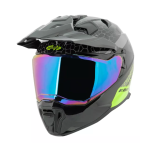 CASCO INTEGRAL JOE ROCKET RKT 400 GRIS CON AMARILLO FLUOR - 400