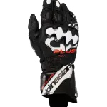 GUANTES ALPINESTARS DE PIEL GP PLUS R V3 NGO/BCO