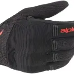 Guantes Alpinestars Copper NGO/ROJ FLUO