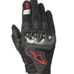 GUANTES TEXTIL/PIEL SMX-1 AIR V2 NGO/ROJ