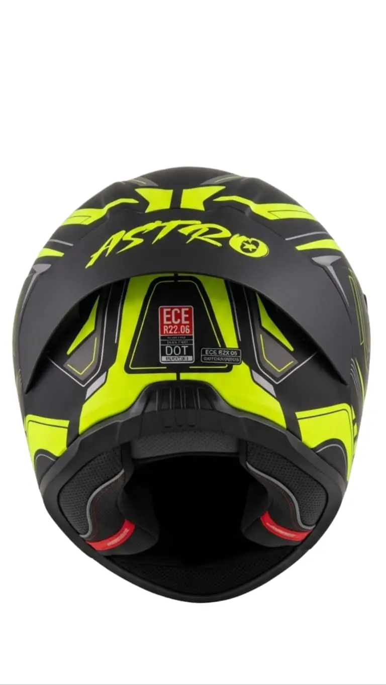 CASCO ASTRO PISTA KRISS FLUO