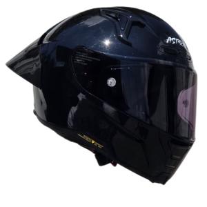 CASCO ASTRO PISTA NEGRO/NEGRO BRILLOSO