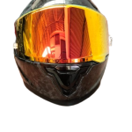 CASCO ASTRO ALFA RED X FIBRA DE CARBONO FORJADO