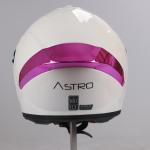 CASCO INTEGRAL ASTRO APEX BLANCO PERLA ROSA