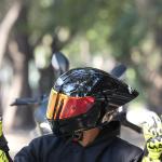 CASCO ASTRO PISTA NEGRO/NEGRO BRILLOSO