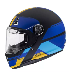 Casco Retro Classic Mt Jarama Azul Mate Ece2206 Y Dot