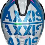 Casco Axxis Hawk Axxis B7 Azul Mate Doble Certificación