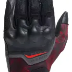 GUANTES ERMEX NGO/ROJO LAVA DAINESE