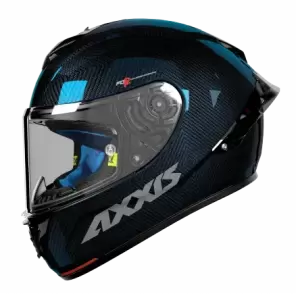 Casco Axxis Cobra Carbon Azul