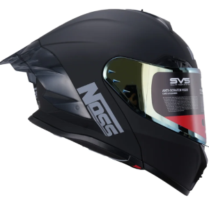 CASCO ABATIBLE NOSS NS-X90 NEGRO MATE EDICIÓN ESPECIAL