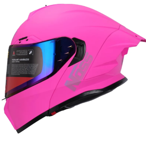 CASCO ABATIBLE NOSS NS-X90 ROSA EDICIÓN ESPECIAL