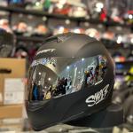 CASCO INTEGRAL SHAFT SH-502 Solid Black 2024 con Spoiler