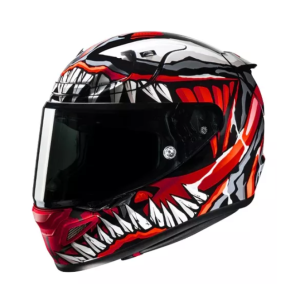 Casco Para Moto Hjc Rpha 12 Maximized Venom Gris/ Rojo