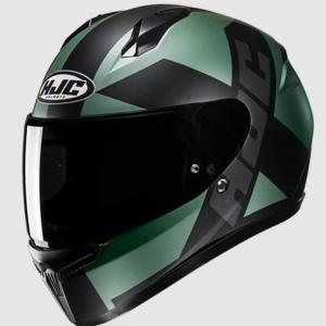 CASCO HJC C10 TEZ VERDE OSCURO EXCLUSIVO DE PAGINA